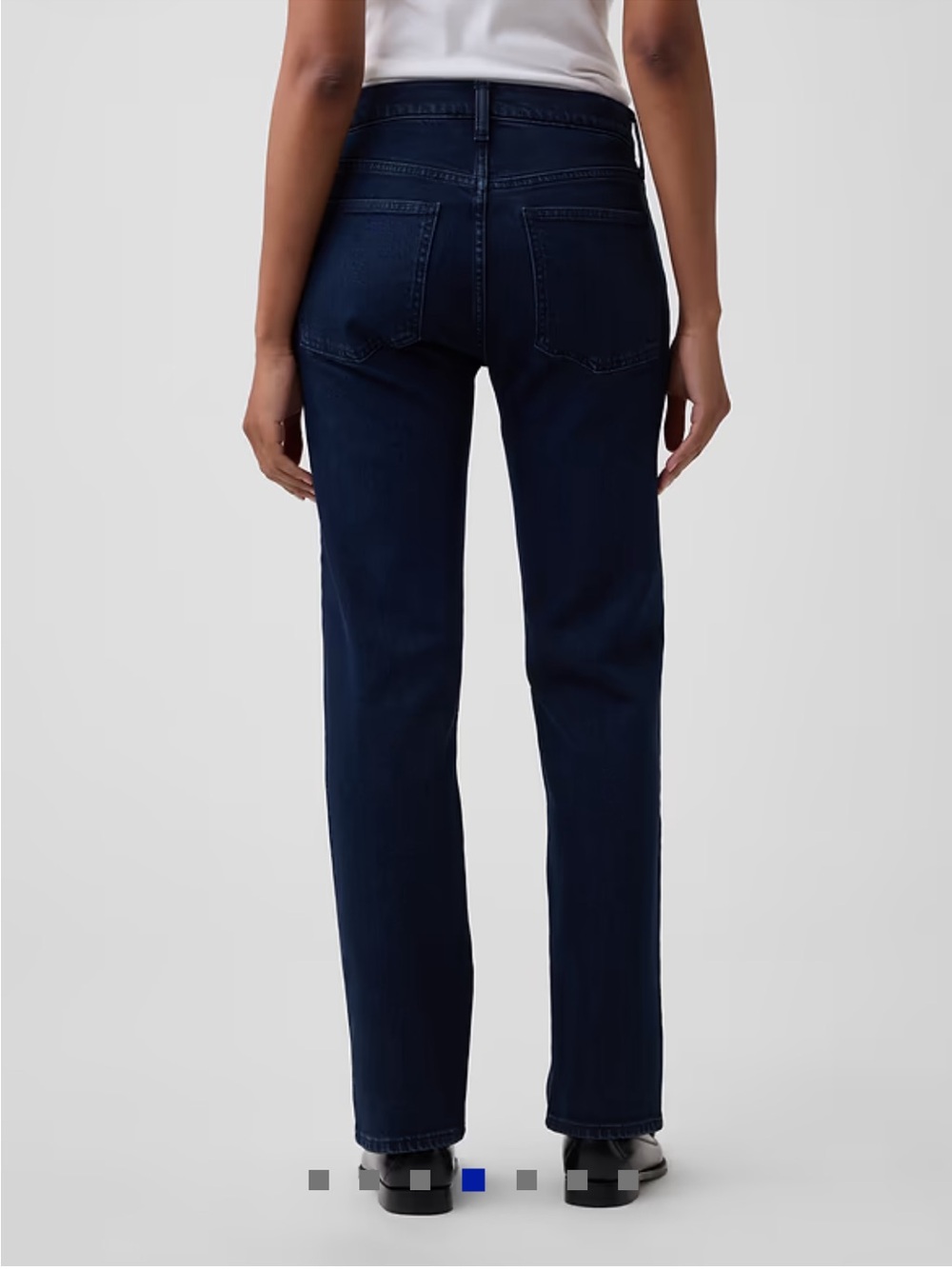 NWT Gap Mid Rise '90s Slim Straight Jeans Dark Wash - Size 6 / 28 Regular